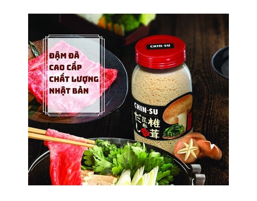 Hạt Nêm Từ Nấm Shiitake Và Tảo Kombu 450g CHIN-SU ảnh 2