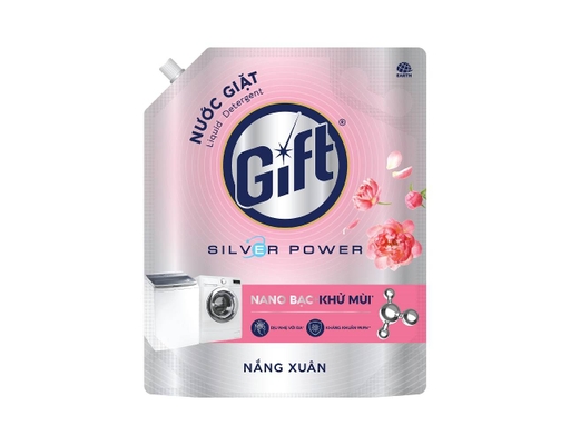 Nước Giặt Nano Bạc Hương Nắng Xuân 3.6kg Gift ảnh 0