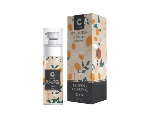 Tinh Dầu Dừa Dưỡng Da Hương Cam Chanh 50ml Cocovie ảnh 0
