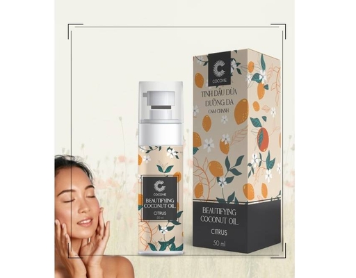 Tinh Dầu Dừa Dưỡng Da Hương Cam Chanh 50ml Cocovie ảnh 1