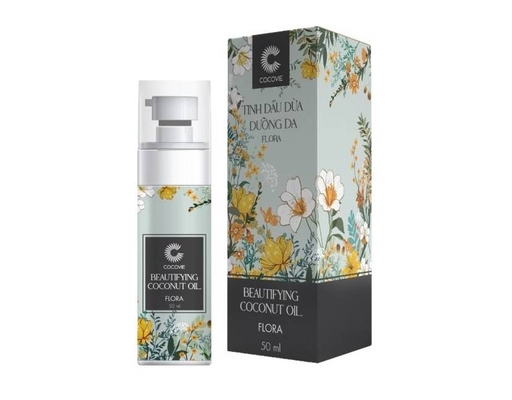 Tinh Dầu Dừa Dưỡng Da Hương Hoa 50ml Cocovie ảnh 0