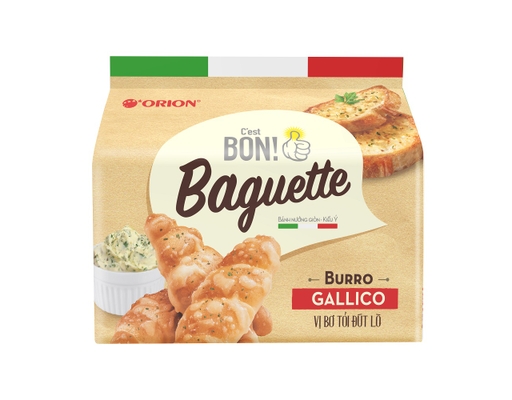 Bánh Mì C'est Bon Baguette Vị Bơ Tỏi Đút Lò 180g Orion ảnh 0