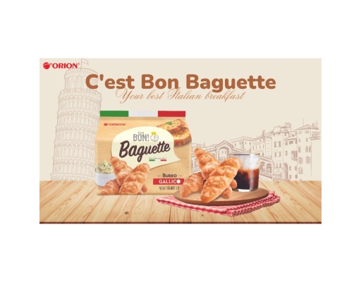 Bánh Mì C'est Bon Baguette Vị Bơ Tỏi Đút Lò 180g Orion ảnh 2
