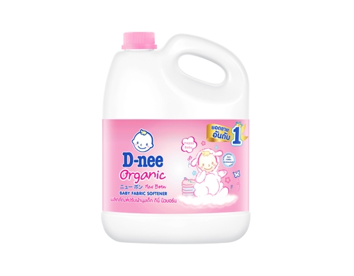 Nước Xả Mềm Quần Áo Em Bé Màu Hồng 2.8L D-nee ảnh 0