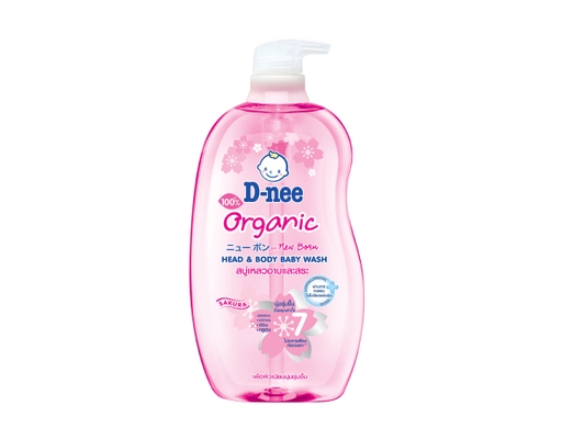 Sữa Tắm Gội Toàn Thân Cho Bé Dưới 3 Tuổi Màu Hồng 800ml D-nee ảnh 0