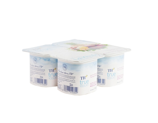 Sữa Chua Ăn Men Sống Trái Cây 4 x 100g TH True Yogurt ảnh 2