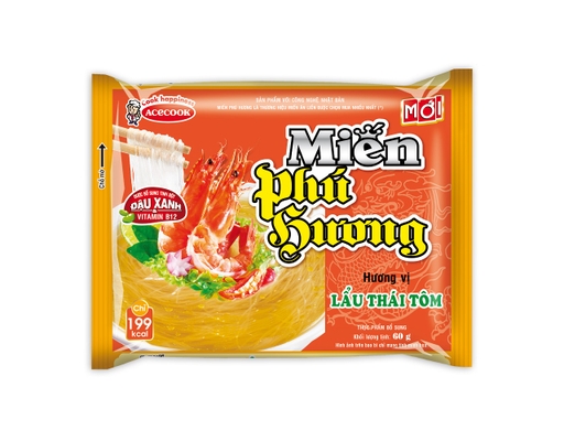 Miến Phú Hương Vị Lẩu Thái Tôm Gói 63G ACECOOK ảnh 0