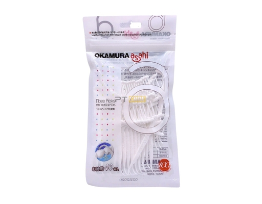 Tăm Chỉ Kẽ Răng AS-503-40P 40 Cây Okamura ảnh 0