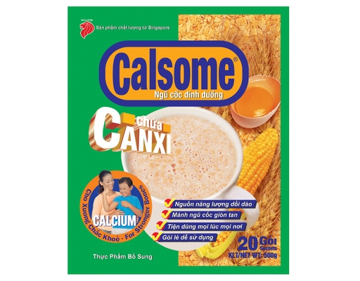 Bột Ngũ Cốc Dinh Dưỡng Hương Vani 20 x 25g Calsome ảnh 0