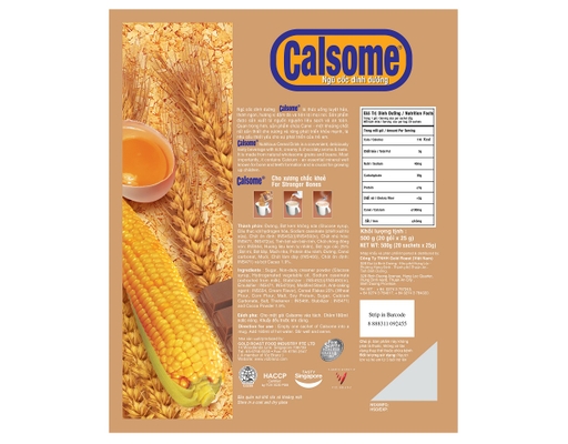 Bột Ngũ Cốc Dinh Dưỡng Hương Socola 20 x 25g Calsome ảnh 1