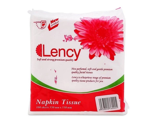 Khăn Giấy Ăn 33cm 100 Tờ Lency Napkin ảnh 0