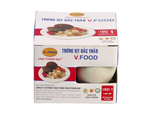 Trứng Vịt Bắc Thảo Hộp 4 Quả Vfood ảnh 1