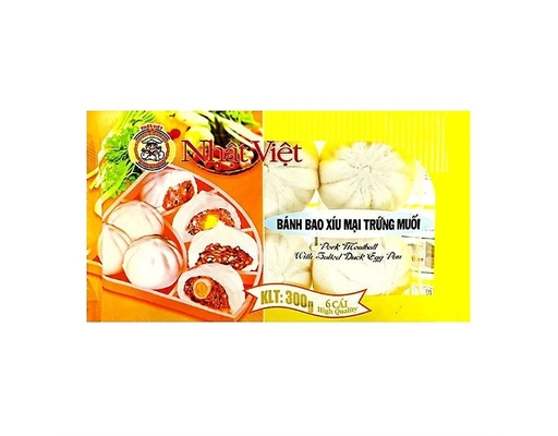 Bánh Bao Nhân Xíu Mại Trứng Muối 300g Nhật Việt ảnh 0