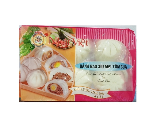 Bánh Bao Nhân Xíu Mại Tôm Cua 300g Nhật Việt ảnh 0