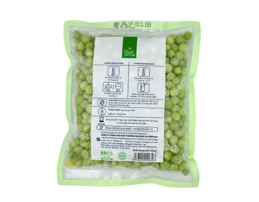 Đậu Hà Lan Đông Lạnh 400g Trần Gia ảnh 1