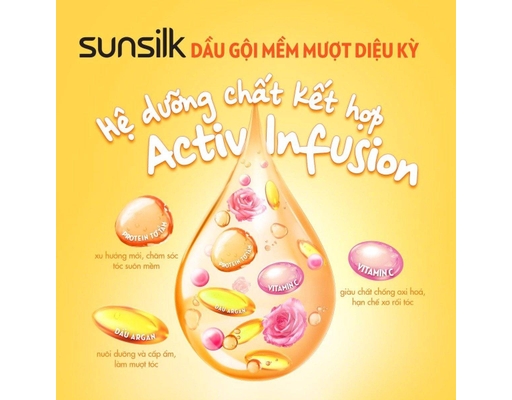 Dầu Gội Mềm Mượt Diệu Kỳ Cho Tóc Khô Xơ 650g Sunsilk ảnh 1
