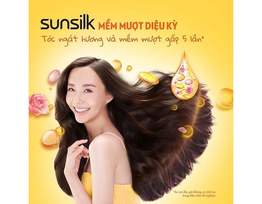 Dầu Gội Mềm Mượt Diệu Kỳ Cho Tóc Khô Xơ 650g Sunsilk ảnh 2