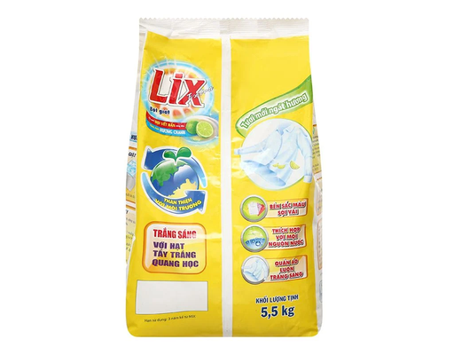 Bột Giặt Extra Chanh 5.5kg Lix ảnh 2