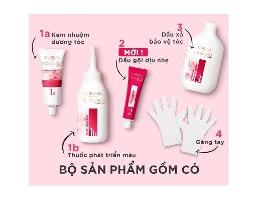 Kem Nhuộm Excellence #4.45 Nâu Ánh Đỏ L'Oreal ảnh 3