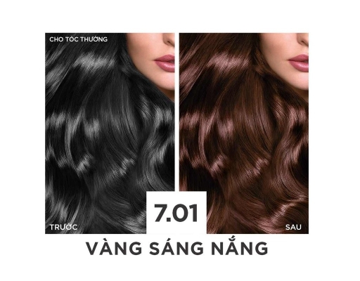 Kem Nhuộm Excellence #7.01 Vàng Sáng L'Oreal ảnh 1