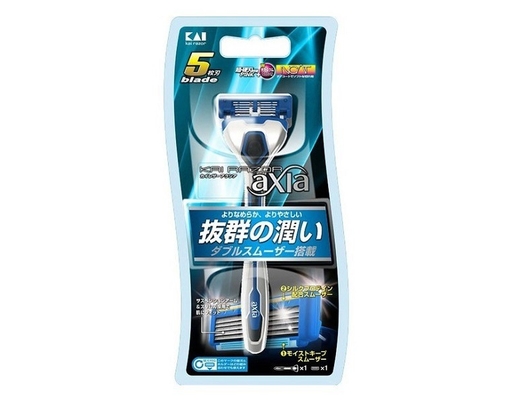 Dao Cạo Râu 5 Lưỡi Kép Kai Axia (AX-1SE) 1 Cây KAI ảnh 0