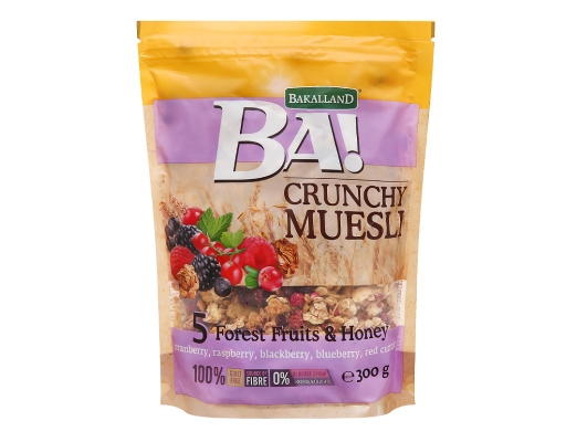 Ngũ Cốc Muesli 5 Forest Fruits & Honey 300g Bakalland ảnh 0