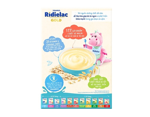 Bột Ăn Dặm Yến Mạch Sữa 200g RiDielac Gold ảnh 1