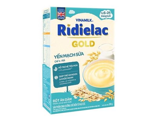 Bột Ăn Dặm Yến Mạch Sữa 200g RiDielac Gold ảnh 3