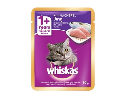 Thức Ăn Cho Mèo Lớn Vị Cá Thu 80g Whiskas ảnh 1