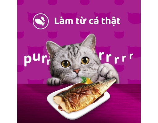 Thức Ăn Cho Mèo Lớn Vị Cá Thu 80g Whiskas ảnh 2