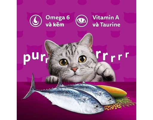 Thức Ăn Cho Mèo Lớn Vị Cá Ngừ 1.2kg Whiskas ảnh 1