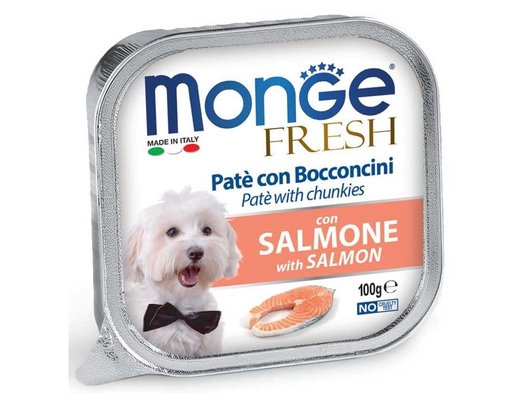 Pate Cho Chó Vị Cá Hồi 308C 100g Monge ảnh 0
