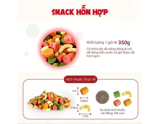 Snack Hỗn Hợp Cho Chó MX-MX-150 150g Bowwow ảnh 1