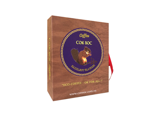 Cà Phê Hazelnut Flavour Hộp Xanh 500g Con Sóc ảnh 0