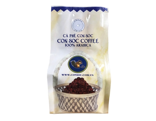 Cà Phê Hạt 100% Arabica 200g Con Sóc ảnh 0