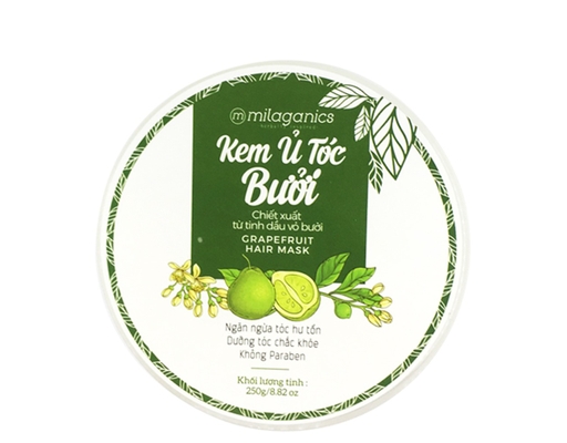 Kem Ủ Tóc Bưởi 250g Milaganics ảnh 0