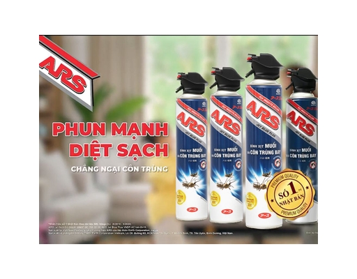 Xịt Côn Trùng Jet Blue 600ml Ars ảnh 2
