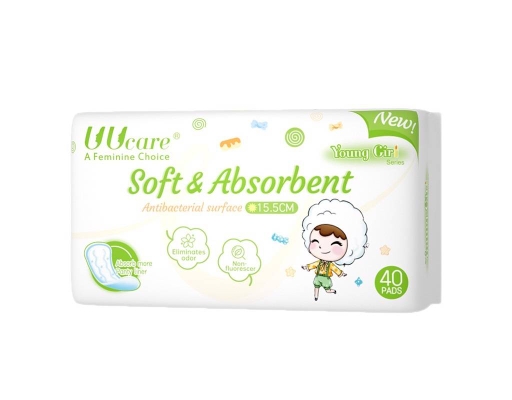 Băng Vệ Sinh Young Girl Kháng Khuẩn Hàng Ngày 15.5cm 40 Miếng UUcare ảnh 0