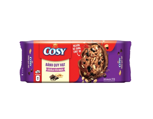 Bánh Quy Vị Socola Yến Mạch 135g Cosy ảnh 0
