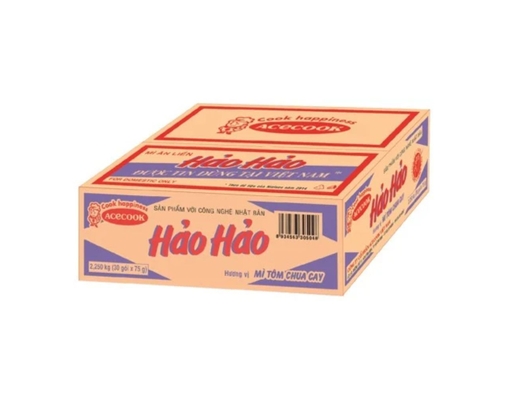 Thùng 30 Gói Mì Hảo Hảo Tôm Chua Cay 75g - 01056228 ACECOOK ảnh 4