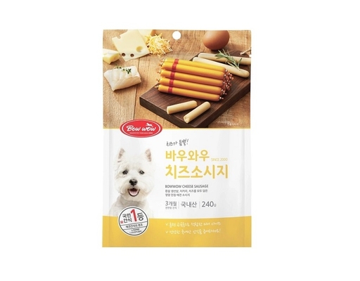 Xúc Xích Phô Mai Cho Chó 240g Bowwow ảnh 2