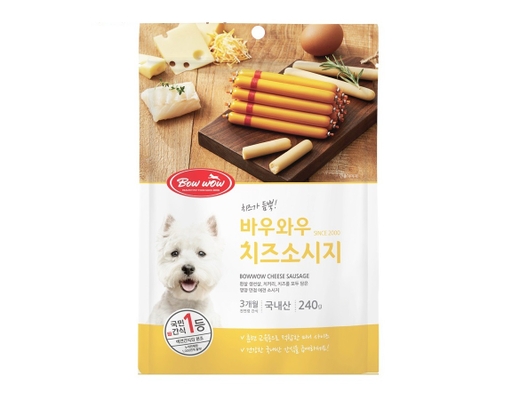 Xúc Xích Phô Mai Cho Chó 240g Bowwow ảnh 0