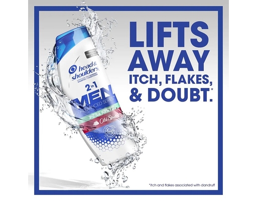 Dầu Gội Và Xả Men Series Pure Sport Old Spice 2in1 650ml Head & Shoulders ảnh 2