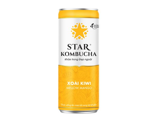 Thức Uống Lên Men Vị Xoài Kiwi 250ml Star Kombucha ảnh 0