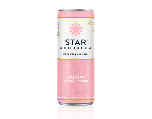 Thức Uống Lên Men Vị Vải Kiwi 250ml Star Kombucha ảnh 0