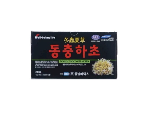 Hộp 10 Nước Uống Đông Trùng Hạ Thảo - 10 x 100ml IAF ảnh 0