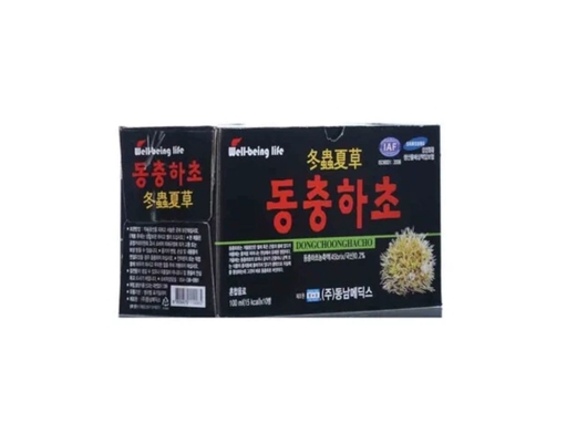 Hộp 10 Nước Uống Đông Trùng Hạ Thảo - 10 x 100ml IAF ảnh 1