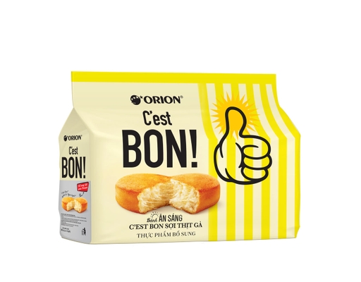 Bánh Ăn Sáng C'est Bon Sợi Thịt Gà 136g Orion ảnh 0