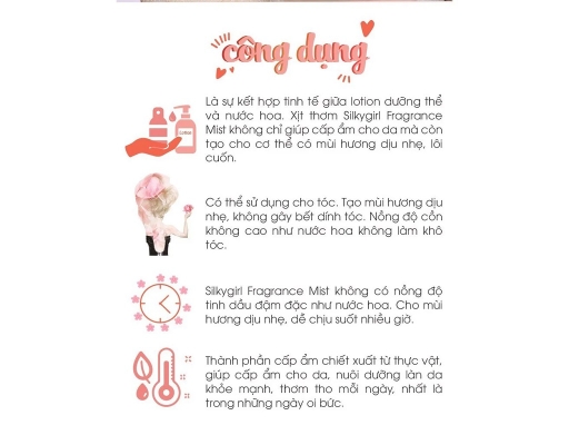 Xịt Tóc & Toàn Thân Magic Dream 50ml Silkygirl ảnh 2