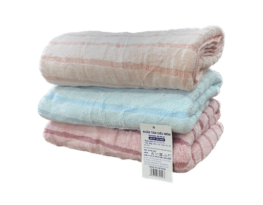 Khăn Tắm Microfiber Siêu Mềm CM85 50x100cm Châu Minh ảnh 1